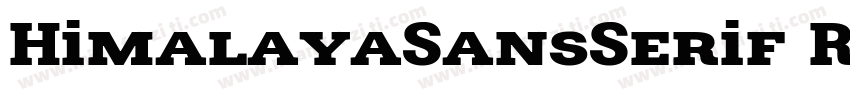 HimalayaSansSerif Re字体转换